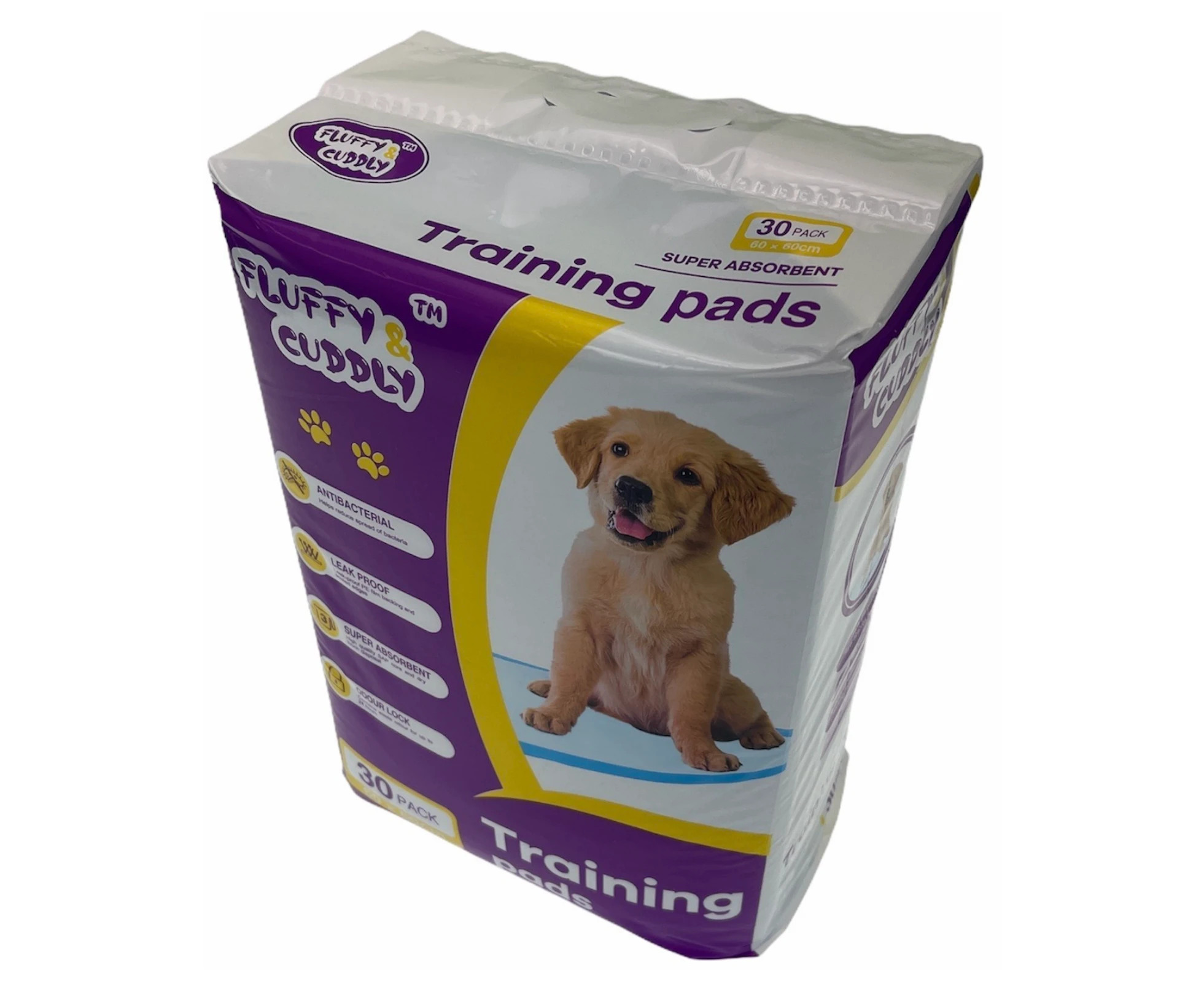 30 Puppy Pet Dog Indoor Cat Toilet Training Pads Super Absorbent 60x60cm