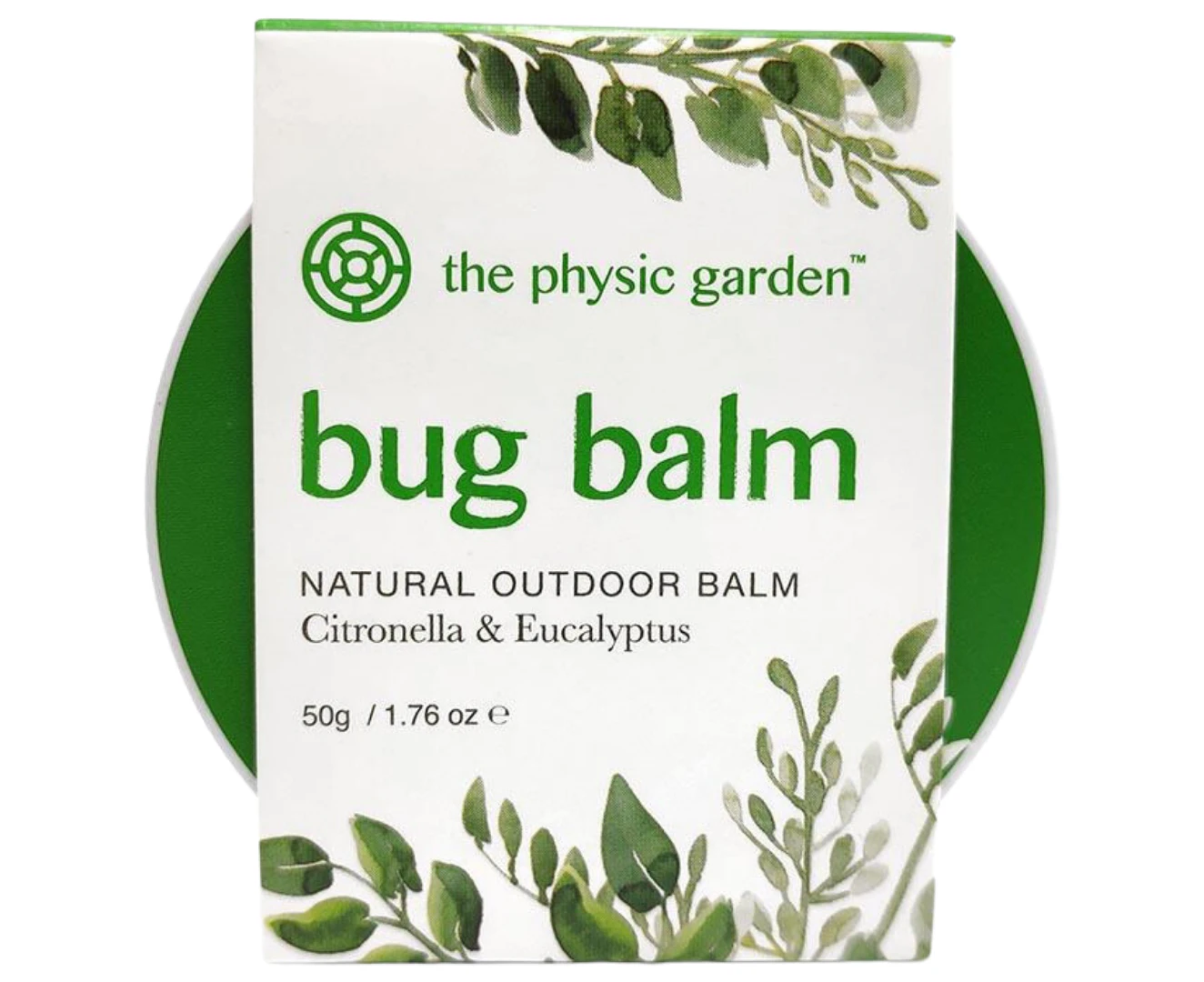 The Physic Garden Natural Bug Balm With Citronella & Eucalyptus