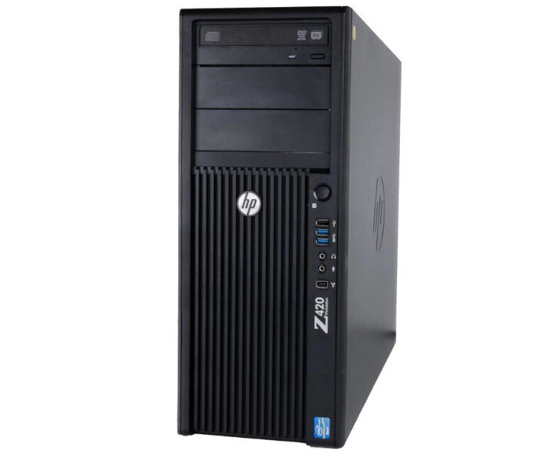 HP Z420 Workstation PC Xeon E5-1607 3.0GHz 16GB RAM SSD +1TB HDD 2GB Quadro K2000 - Refurbished Grade A