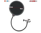 Professional Microphone Pop Filter Shield Compatible Dual Layered Wind Pop