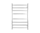 8 Bars Square Electric Heated Towel Rack 912x620mm Chrome Stainless Steel Towel Rail Warmer Clothes