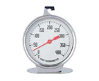 Stainless Steel Oven Thermometer Temperature Measuring Gauge Cooking Grill-Silver