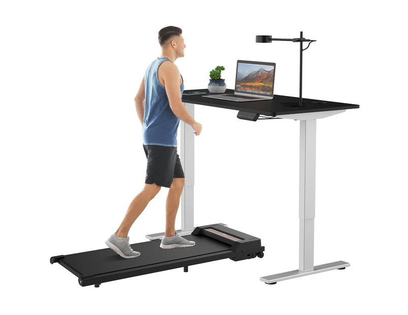 Walking Pad Treadmill Adjustable Height Electric Standing Desk Set