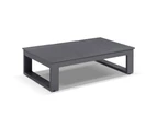 Santorini 3+1+1 Aluminium Lounge Setting with Coffee Table - Outdoor Lounges - Charcoal