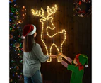 Solight Reindeer Christmas Light LED Strip Rope Xmas Holiday Ornament Outdoor Indoor IP65 88x50cm