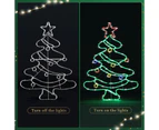 Solight Christmas Tree Light LED Strip Rope Xmas Decoration Holiday Ornament Outdoor Indoor IP65 125x88cm XL Size