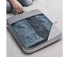 6Pcs Set Compression Packing Cubes Travel Accessories Expandable Packing Organizers - Grey