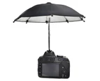 Centaurus DSLR Camera Umbrella Universal Hot Shoe Cover Photography Accessory Camera Sunshade Rainy Holder for Canon-Black