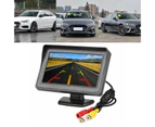 1 Set Car  4.3-Inch Convenient TFT LCD Car Rear View  Screen for Truck - Black