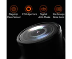 Car DVR WiFi Connection High Clarity Low-light-level Night Vision 1080P 360 Degree Rotation Camera Recorder for Automobile - Black