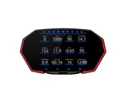 F11 Car HUD Multifunctional Sensitive Touch Control Inclinometer Car Level Sensor HUD for Van - Black