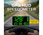 C90 Car Speedometer Easy Installation Digital Display Black 5.5-Inch Smart Head Up Display for SUV - Black