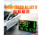 C90 Car Speedometer Easy Installation Digital Display Black 5.5-Inch Smart Head Up Display for SUV - Black