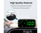 C3010 Car Smart Gauge Convenient Multi-function Reliable 4.2-Inch HUD GPS Speedometer for Van - Black
