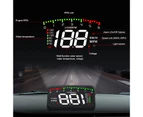 A900 Windshield Projector Convenient Wide Compatibility Stable 3.5-Inch Head-Up Display for Car - Black