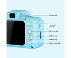 Centaurus Mini Children LCD 2inch High Clarity Digital Camera Video Photo Recorder Kids Toy Gift-Blue Regular Version*