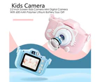 Centaurus X8 Cartoon Digital 2.0Inch 1080P 20MP Rechargeable Kids Camera Toy Children Gift-Blue Calf