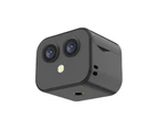 Centaurus Wireless Camera Networkless Recording Large Capacity Expansion Two-way Voice 1080P Square Dual Camera for Windows XP /7/ Vista /8/10-Black