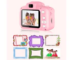 Centaurus Kids Camera High Resolution Educational Toy IPS Screen Cartoon 1080P Mini Video Camera for Daily Use-Pink