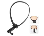 Centaurus Collar Holder Wearable Multi-angle Adjustable Universal Outdoor Action Camera Phone Lazy Chest Mount for GoPro-Black