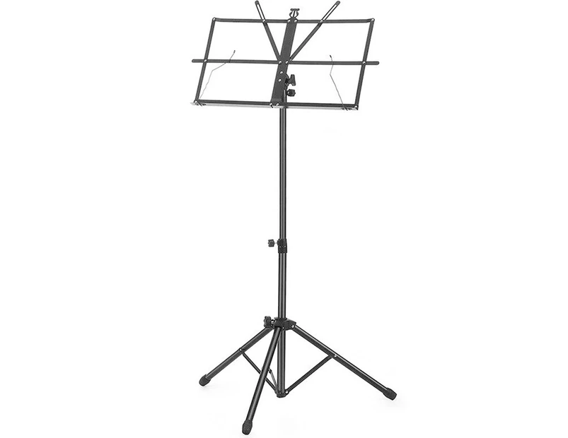 Foldable Sheet Music Stand Tripod Holder with Carry Bag for Stage Performance