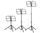 Foldable Sheet Music Stand Tripod Holder with Carry Bag for Stage Performance