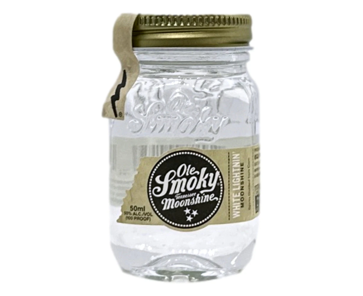 Ole Smoky Tennessee White Lightnin Moonshine 50mL