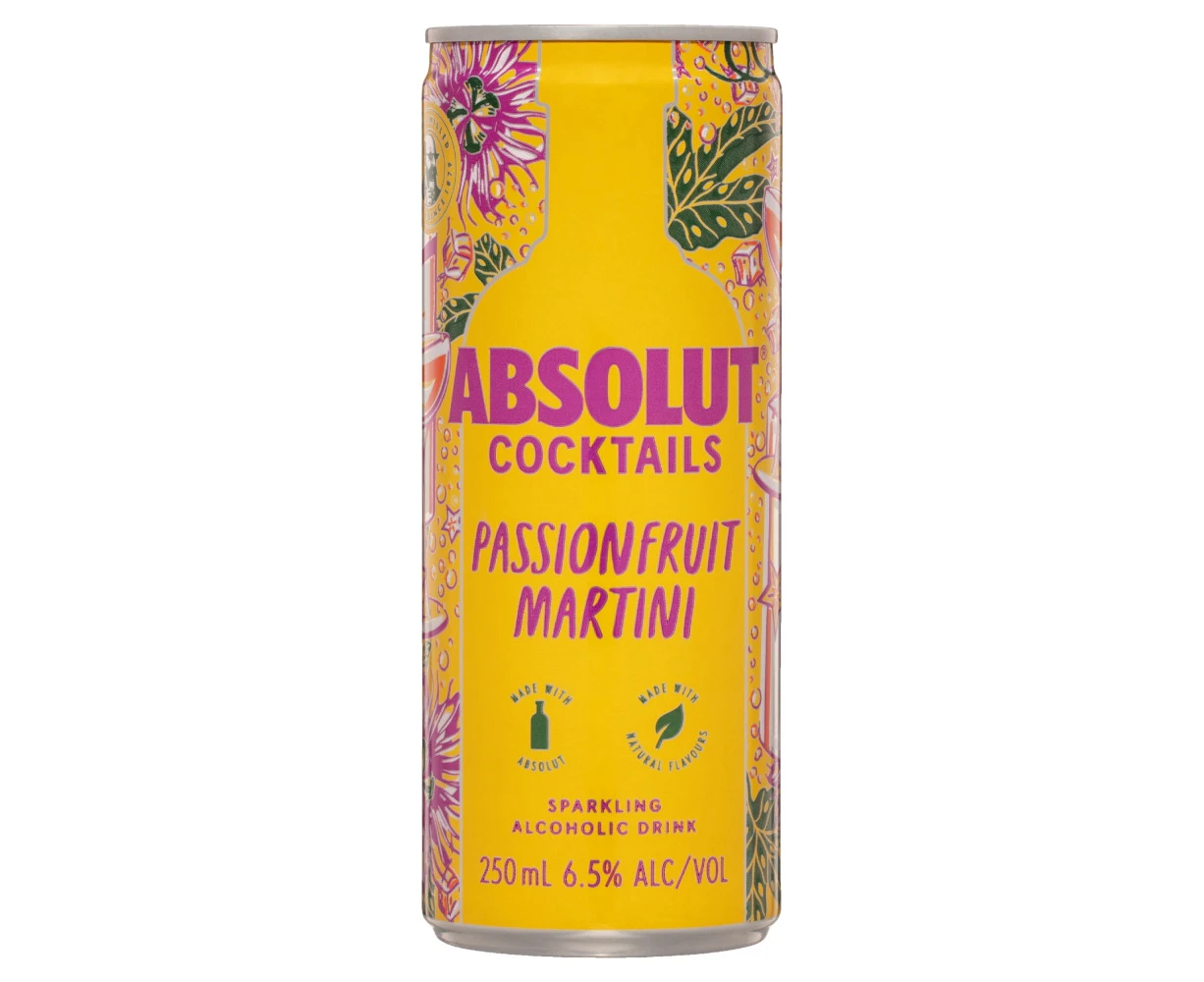 Absolut Cocktails Passionfruit Martini (10X250ML)