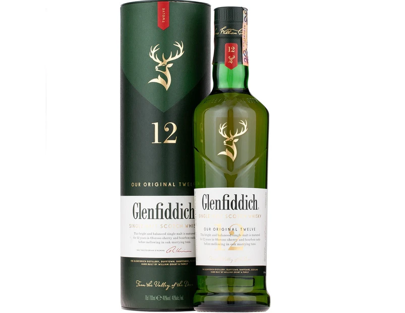 Glenfiddich 12 Year Old Single Malt Whisky 700ML