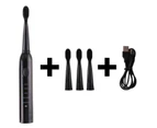 Electric Toothbrush Rechargeable Ultrasonic Washable Electronic Whitening Waterproof Teeth Brush Toothbrush Head Replaceable