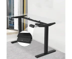 Electric Standing Desk Frame Sit Stand Desk Frame Adjustable Width Height Black