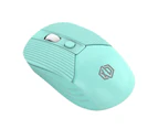 jgl F4 Wireless Mouse Rechargeable High Precision Universal Dual Modes 2.4GHz/Bluetooth-compatible 5.0 Computer Mouse for Desktop -Green - Green