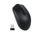 jgl 2.4GHz Universal Portable Wireless Mute Mouse Office Desktop Computer Supplies-Black - Black
