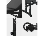 Finex Weight Bench Press Pulldown Equipment - Black