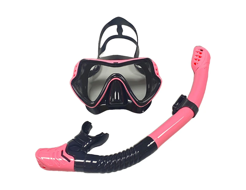 Colorfulstore Convenient Diving Glasses Professional Silicone Breath Separation Anti-fog Diving Goggles for Outdoor- A