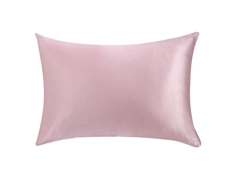 48x74cm Both Sides 100% Mulberry Silk Pillowcase Silk Pillow Case Pillow Cover-Pink