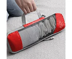 6 Pcs Set Compression Packing Cubes Travel Accessories Expandable Packing Organizers Red