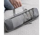 6 Pcs Set Compression Packing Cubes Travel Accessories Expandable Packing Organizers Grey