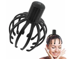 Electric Head Massager Octopus Claw Scalp Massage Tool Scalp Muscle Relaxation Equipment-Black