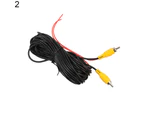 Bluebird RCA Male to Male Audio Cable HiFi Speaker Video AV Cord for Car Rearview Camera- 12 m