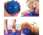 Colorfulstore Durable PVC Spiky Massage Ball Trigger Point Sport Fitness Hand Foot Pain Relief-