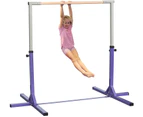 Gymnastic Training Bar Adjustable Horizontal High Bars Junior Kids Home Gym