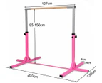 Gymnastic Bar Adjustable Kids Horizontal Kip Bars Sport Gym Training Equipment