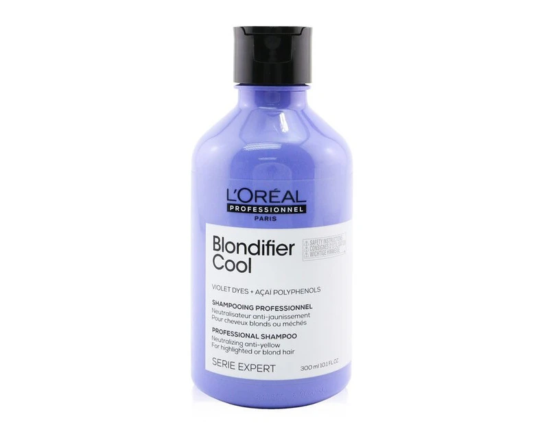 L'Oreal Professionnel Serie Expert  Blondifier Cool Violet Dyes +Acai Polyphenols Neutralizing Shampoo (For Highlighted  Or Blonde Hair) 300ml/10.1oz
