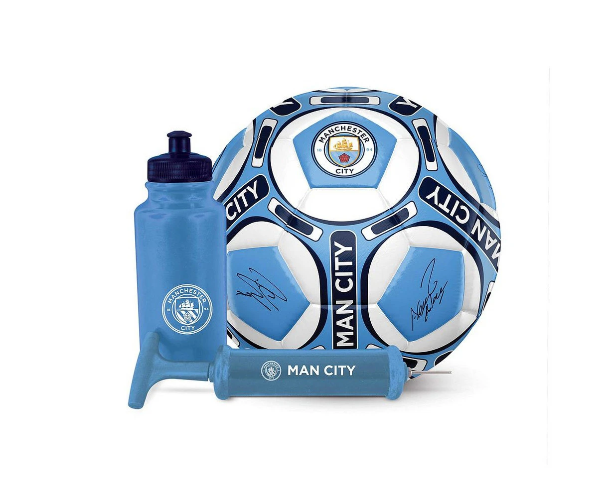 Manchester City FC Signature Football Set (Sky Blue/White) - RD2856