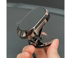 Car Phone Holder Foldable 360-degree Rotating Magnetic Car Navigation Mobile Phone Support Stand for Driving - Silver