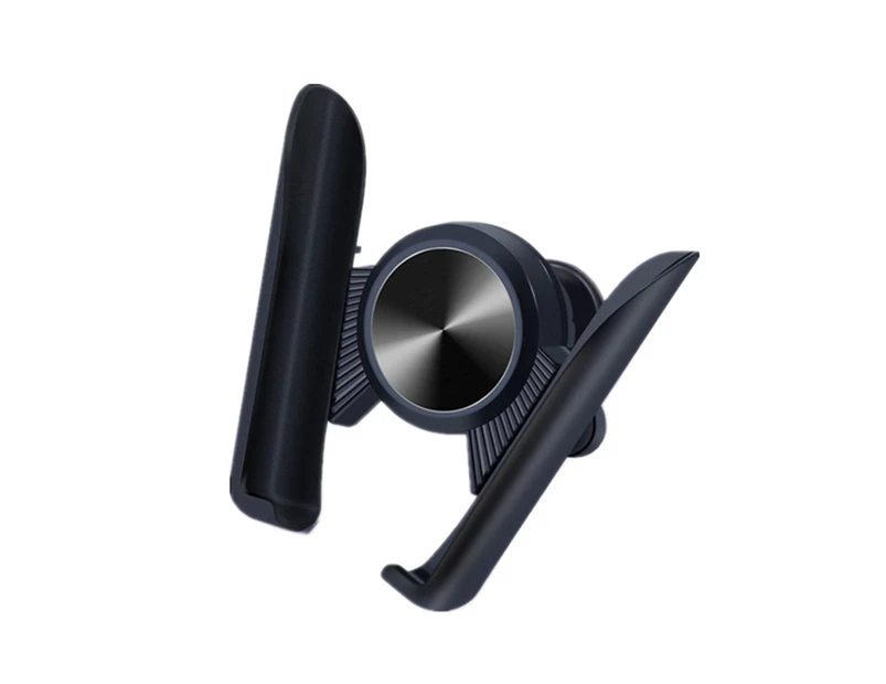 Car Phone Holder Stable 360-degree Rotation ABS Adjustable Car Phone Holder for 4.5-6.2 Inches Mobile Phone - Black