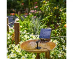 Water Fountain Pond Pump Submersible Bird Bath Garden Pool Kit Panel-Solar Powered