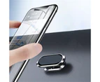 Phone Holder 360 Degrees Rotatable Magnetic Mini Car Dashboard Mobile Phone Stand - Silver