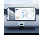 T-Shaped 360-Degree Rotation Car Magnetic Mobile Phone Holder Bracket Stand - Gloss Black